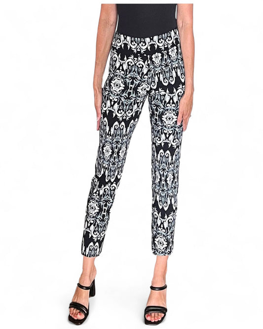 Krazy Larry P507 Pull on Pant - Black Mosaic BLACK MOSAIC / 0 / P507