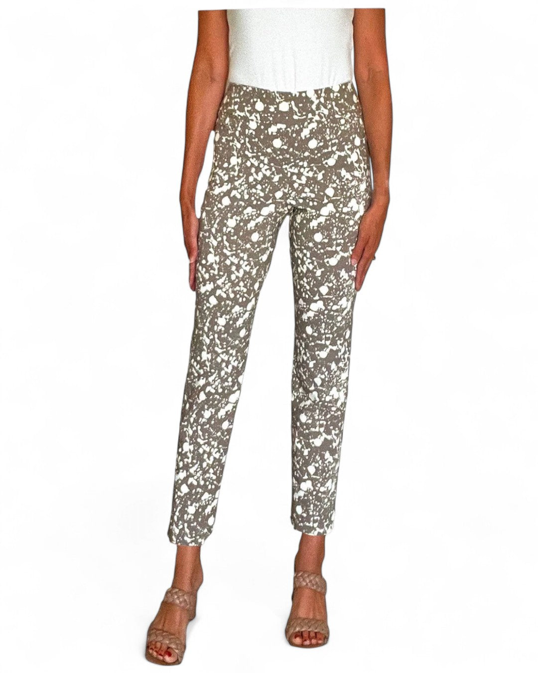 Krazy Larry P507 Pull on Pant - Military Splatter MILITARY SPLATTER / 0 / P507