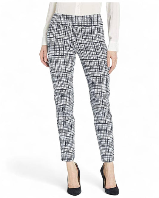 Krazy Larry P507 Pull on Pant - Navy Bars NAVY BARS / 0 / P507