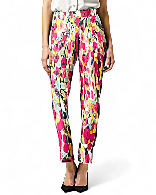Krazy Larry P507 Pull on Pant - Pink Watercolor PINK WATERCOLOR / 0 / P507